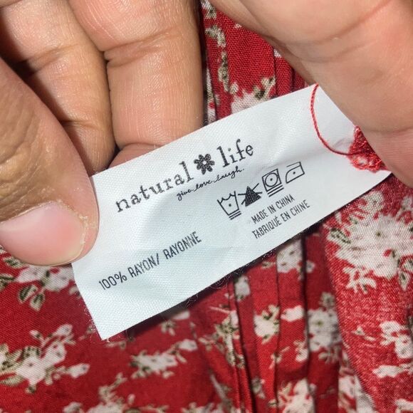 Natural life Sophia v neck floral wrap maxi dress with slits coastal cowgirl 734 - Picture 8 of 11